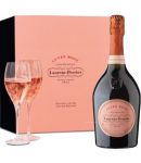 Confezione Champagne Cuvée Rosé Con 2 Bicchieri Laurent Perrier