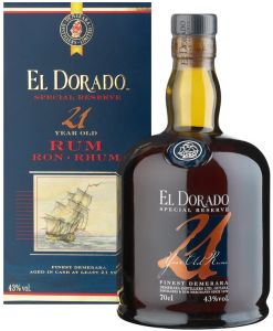 Rum Riserva Speciale 21 anni Finest Demerara El Dorado