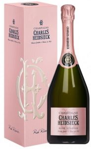 Champagne Rosé Réserve con Astuccio Charles Heidsieck 
