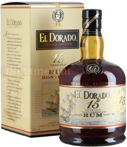 Rum Finest Demerara 15 Year Old Special Reserve El Dorado