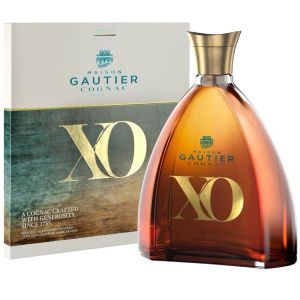 Cognac XO Gold & Blue Decanter Gautier