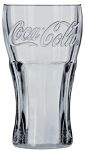 6 Bicchieri Vintage Contour Vetro Chiaro Trasparente lt. 0,5 Coca Cola