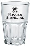 6 Bicchieri Vetro Temperato Tumbler Russian Standard