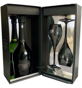Confezione Champagne Cuvée Grand Siècle con 2 Bicchieri Laurent Perrier 