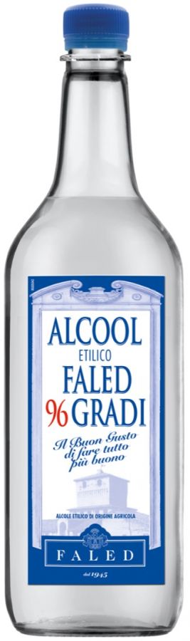 Alcool Etilico Puro 96° Neutro Litri 1,0 Faled