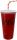 50 Bicchieri Carta Walky Cup Grandi completi di tappi + cannucce Coca Cola