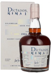Rum Rima 1 Sherry Cask Vintage 2006 Dictador