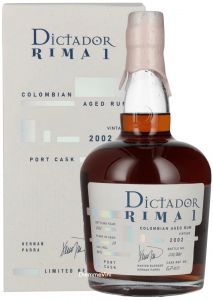Rum Rima 1 Port Cask Vintage 2002 Dictador