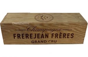 Cassetta Legno Usata Vuota 1 Bt. Champagne Frerejean Frères