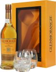 Whisky Highland Single Malt Scotch 10 years old 2 Bicchieri Glenmorangie