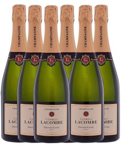 6 Bottiglie Champagne Gran Cuvée Brut Georges Lacombe